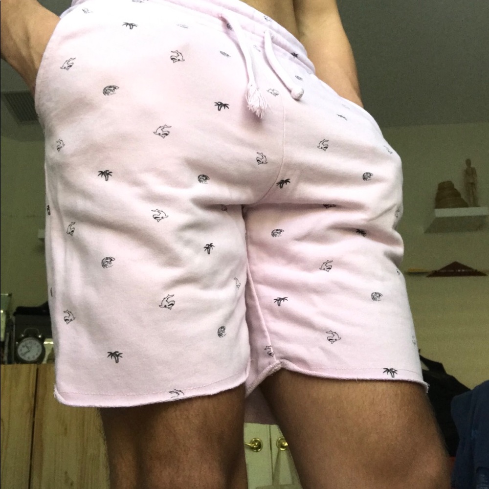 Pink With Pattern Men’s Shorts